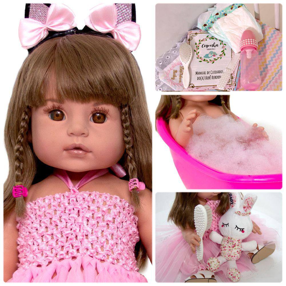 Boneca Bebe Reborn Baby Alive Coelhinha