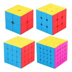 Cubo Mágico Profissional Diferente 2x2x2 Mirror Blocks Prata em