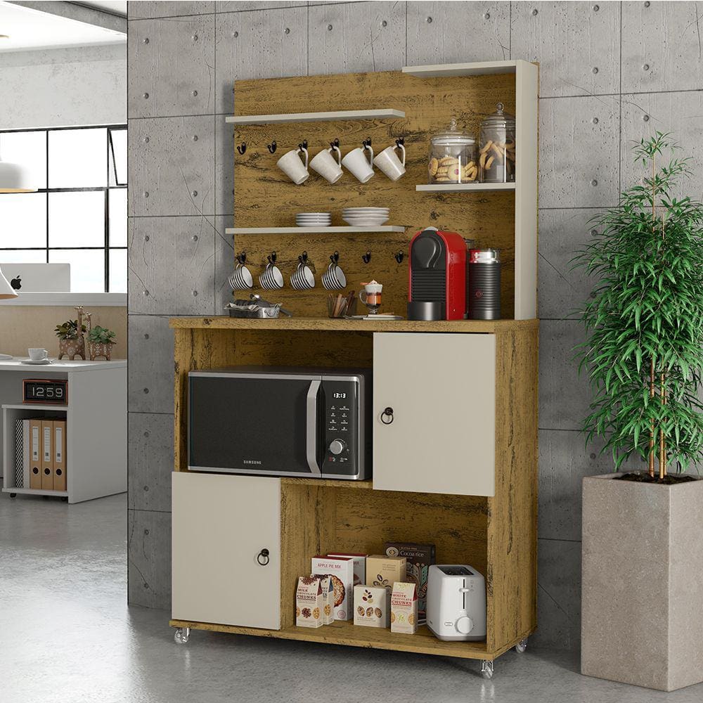Cantinho do Cafe Multiuso com Espaço para Microondas Patrimar
