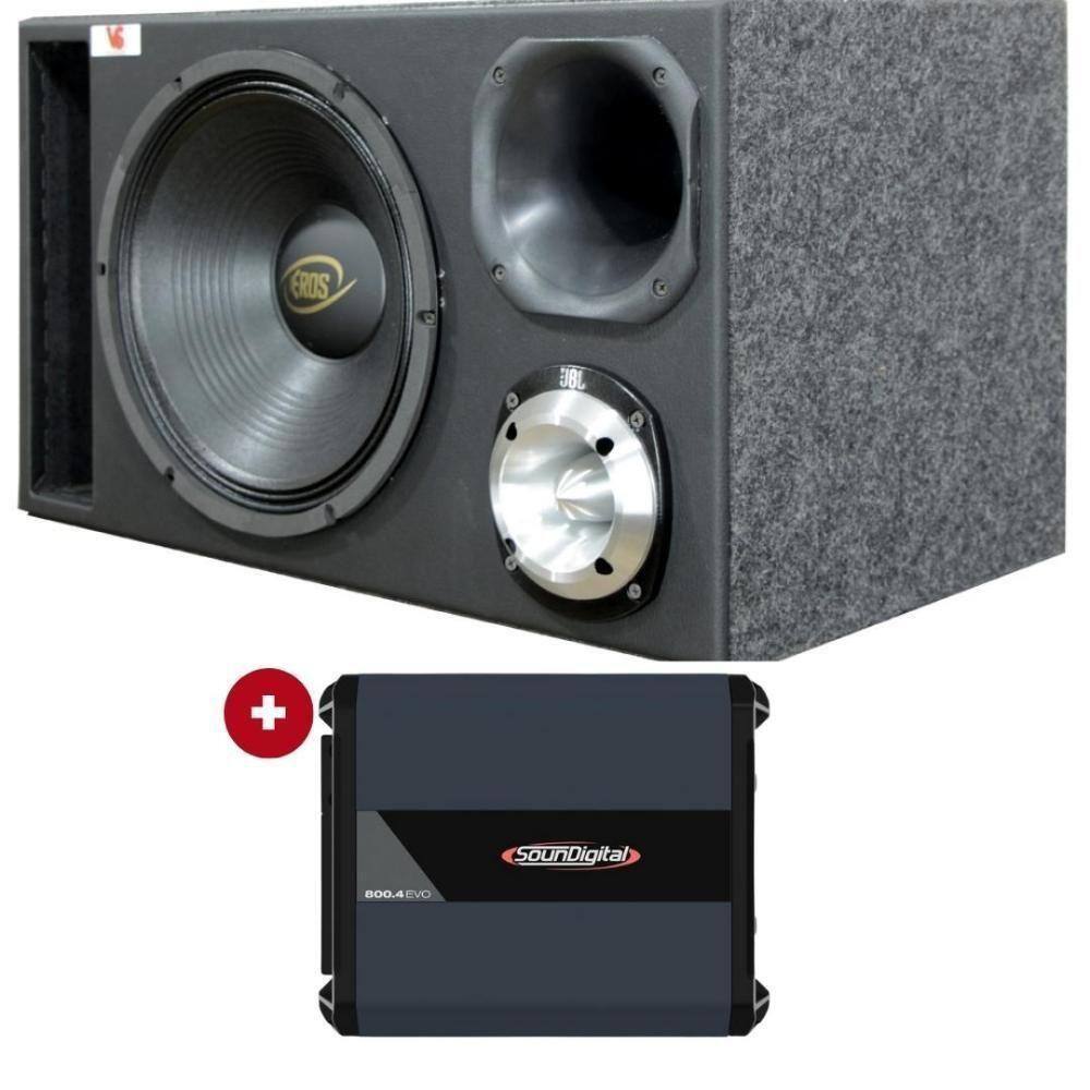 Caixa Trio 12`` Eros E-450lc + D250x | Extra