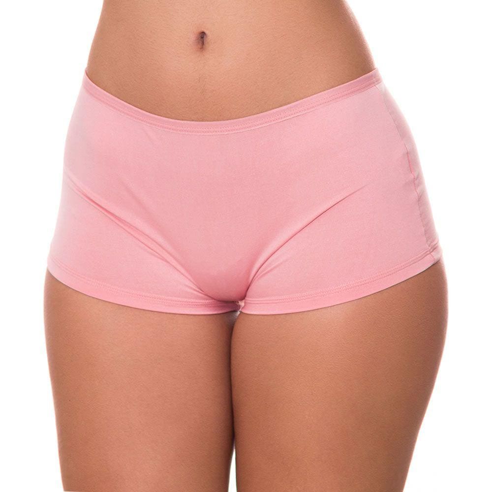Cueca Feminina Shortinho Confortável Dia a Dia em Microfibra Estilo Sedutor - CL415
