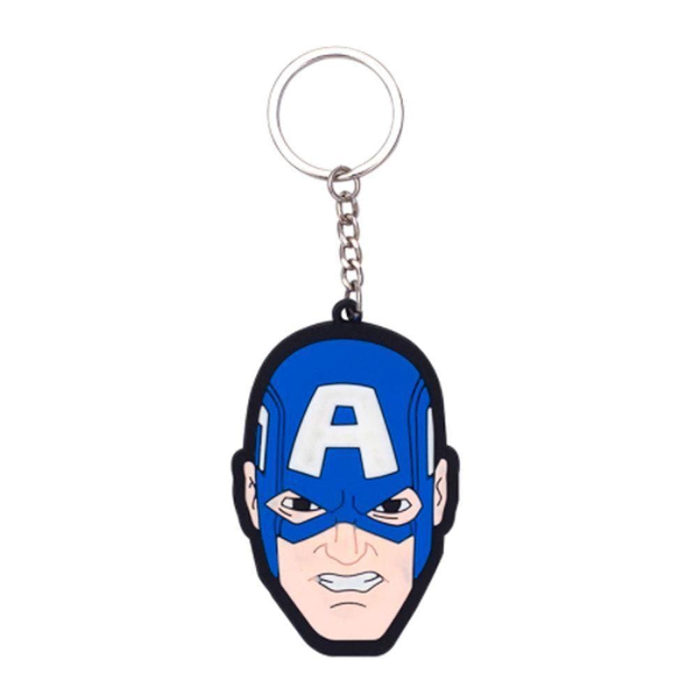 Chaveiro De Pvc Avengers Capitão América - Etitoys