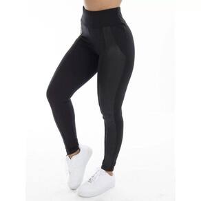 Legging Plus Size Forrada Legues Montaria Detalhes Cirre