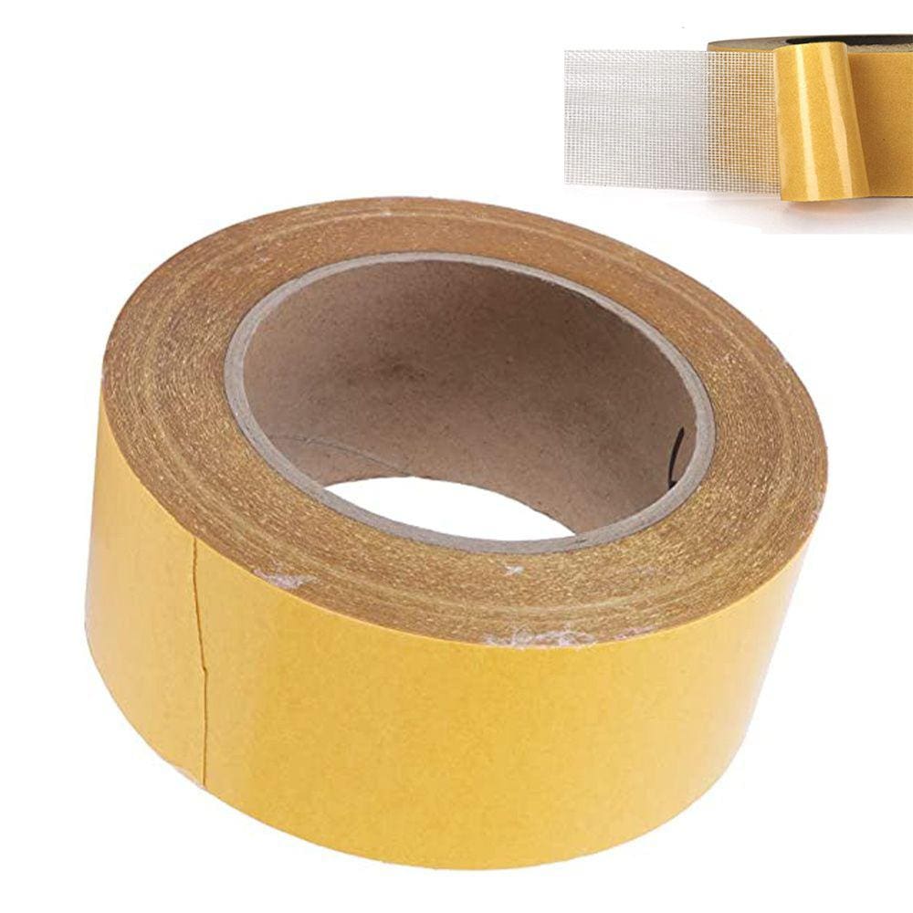 Fita Adesiva Dupla Face Antiderrapante 10 Metros Tapete Carpete Passadeira Casa Cozinha Sala Escritorio Multiuso Resistente