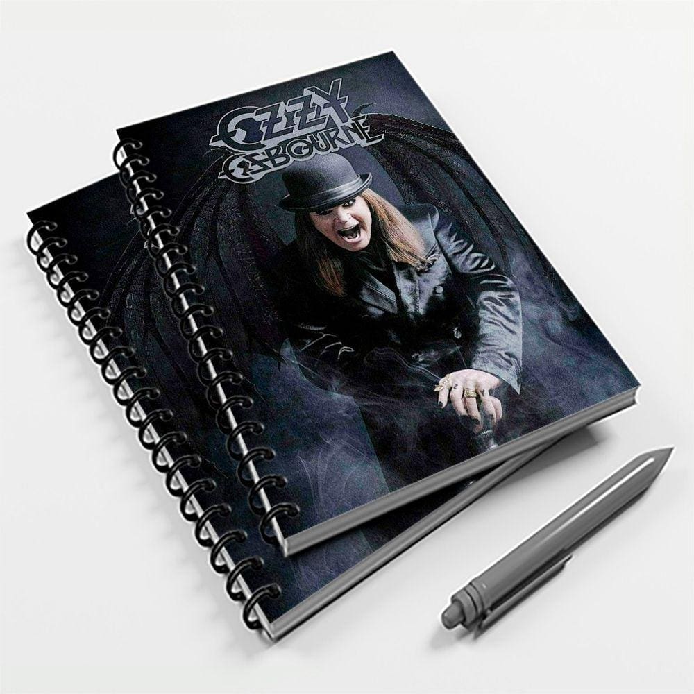 Caderno Universitário 200 fls 10 Mat. Rock Ozzy Osbourne