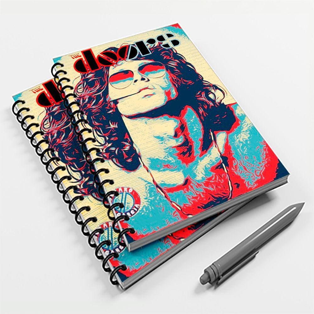 Caderno Universitário 200 fls 10 Mat Rock The Doors