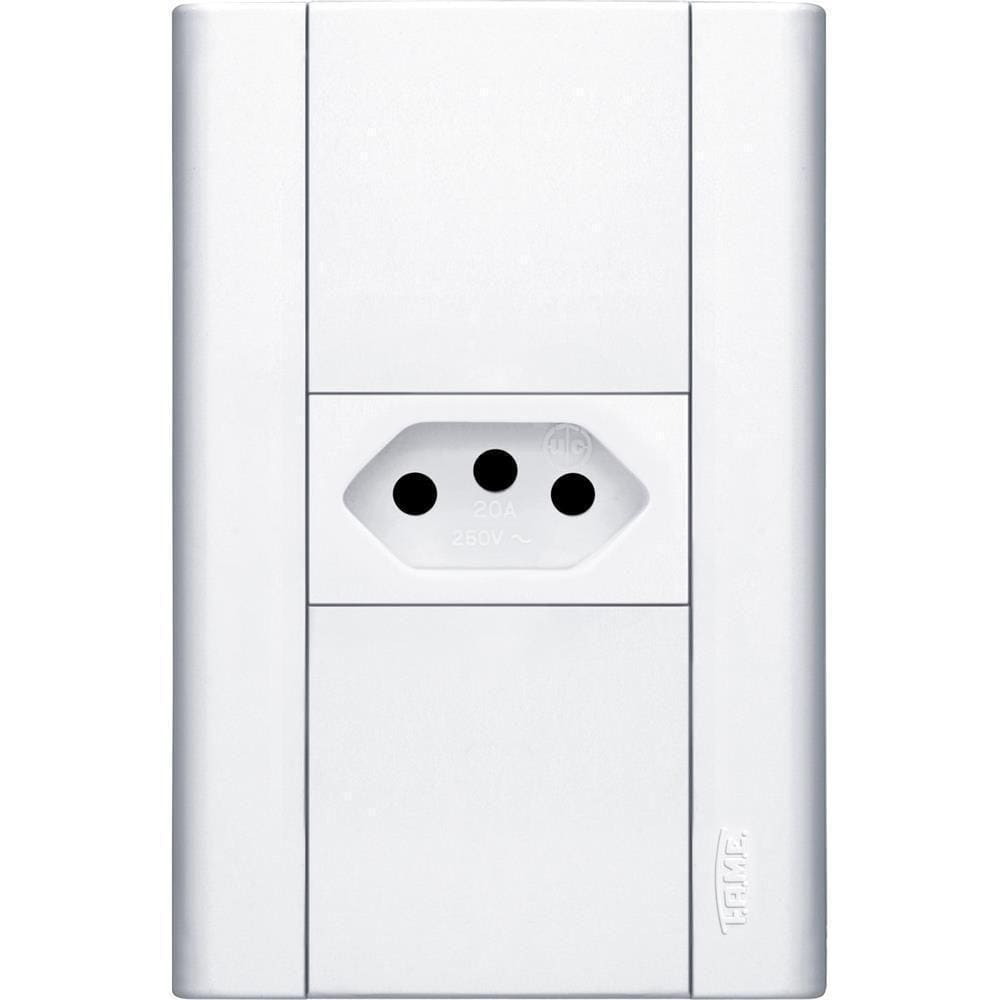 Conjunto De Tomada 2P+T Com Placa Modulare 20A 250V
