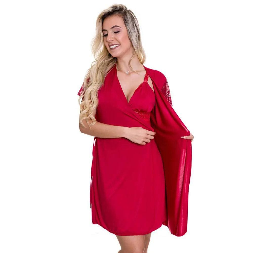 Robe Feminino Hobby Luxo Confortável em Microfibra Estilo Sedutor - ES207