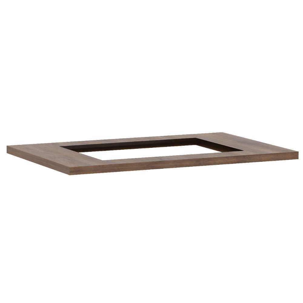 Tampo de 70cm x 54,5cm para Cooktop 4 Bocas com Furo de 50cm x 35cm Luciane Móveis