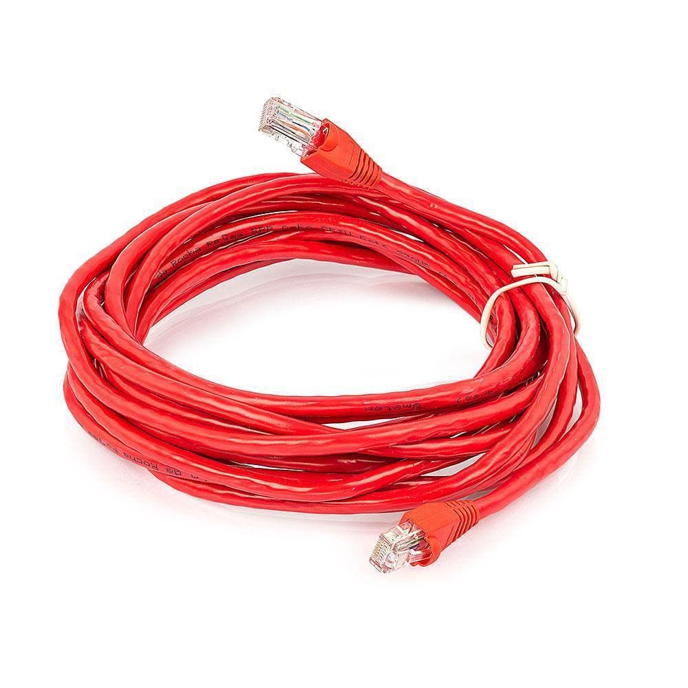 Patch Cord Cat5E Montado Vermelho - 45 Metros