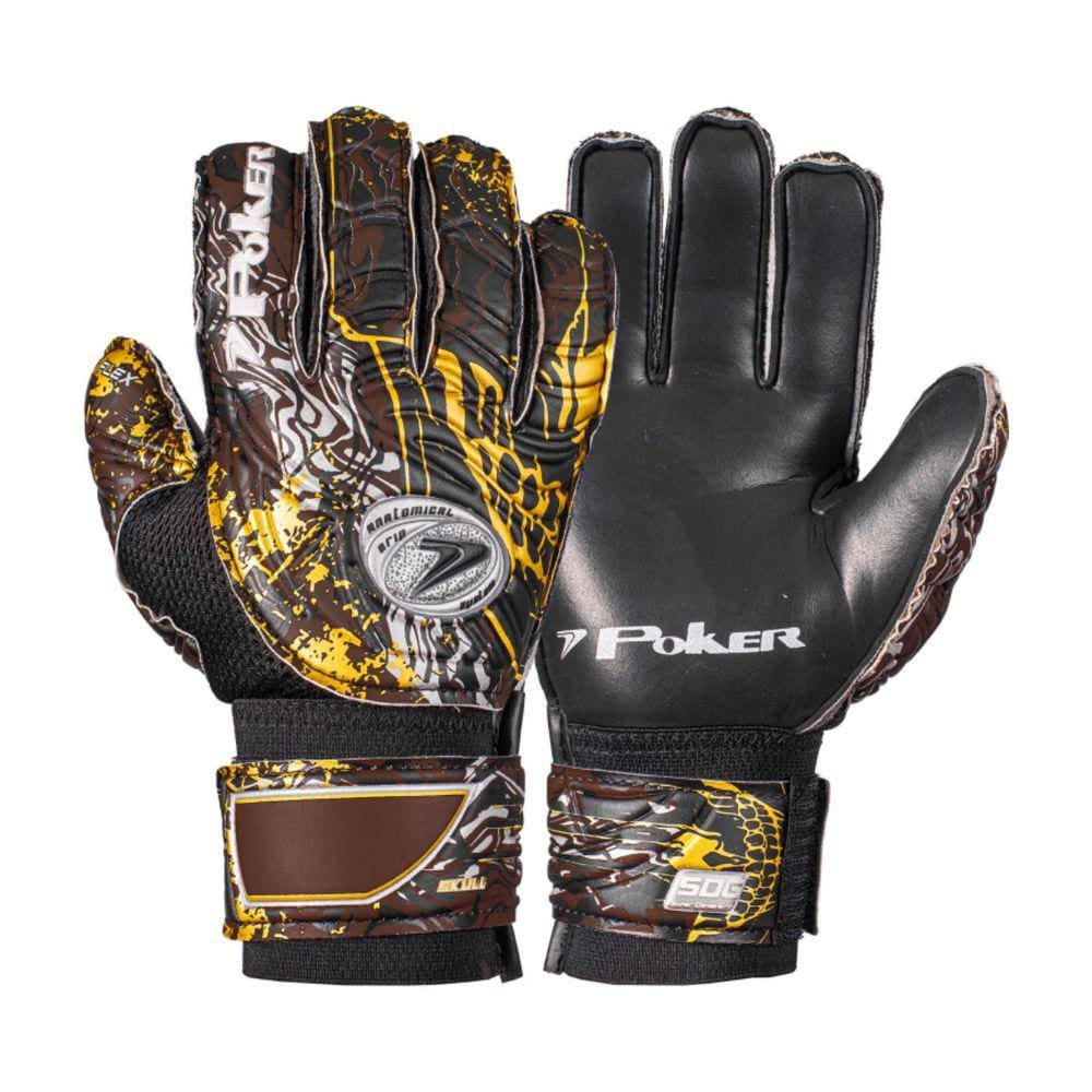 Luva Futebol De Campo Profissional Skull Multiterreno Poker