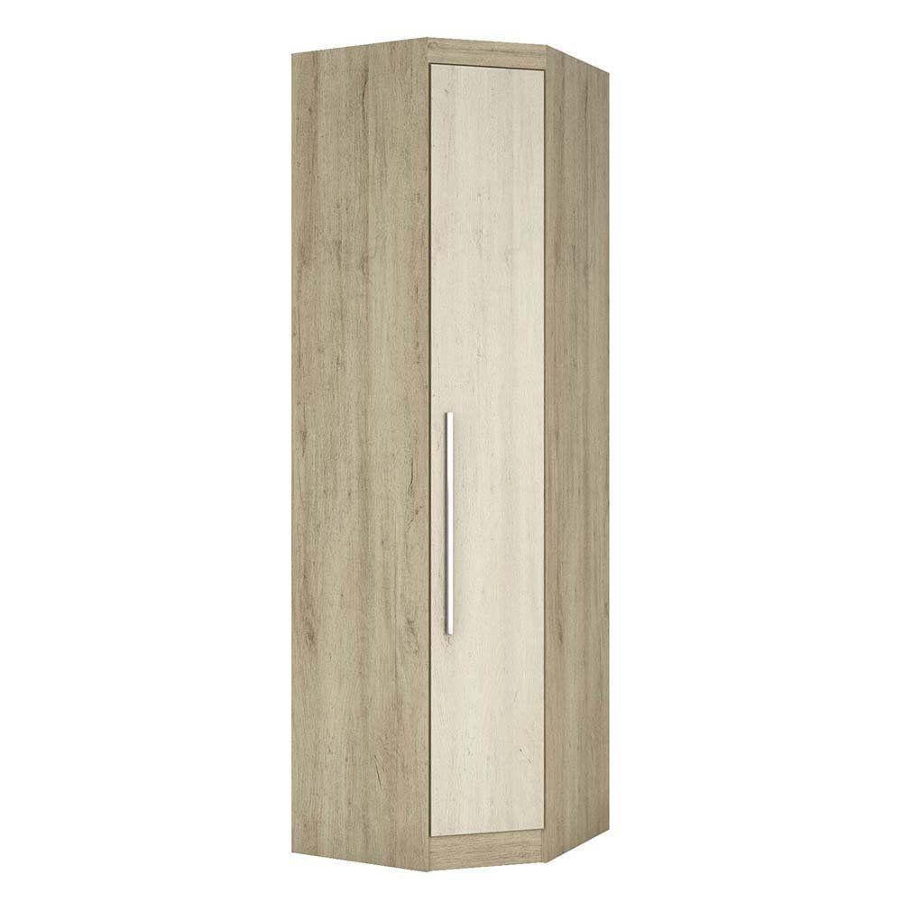 Guarda Roupa Modulado Canto Oblíquo 1 Porta 3 Prateleiras Master Luciane Móveis