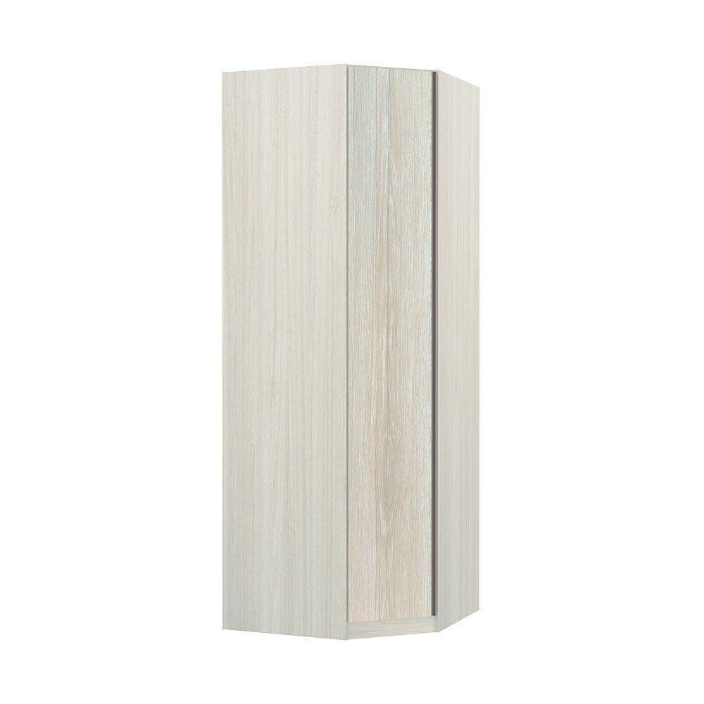 Guarda Roupa Modulado Canto Obliquo 1 Porta 1 Cabideiro 6 Prateleiras Prime Luciane Móveis