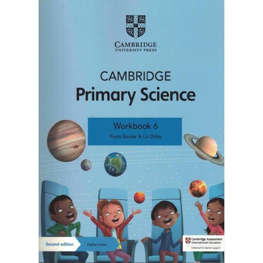 Cambridge Primary Science Workbook 6 With Digital Access 1 Year 2Ed