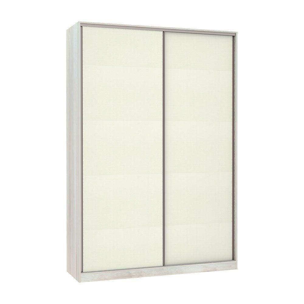 Guarda-Roupa Solteiro Luciane 2 Portas de Correr 3 Gavetas Prime Plus 160 cm