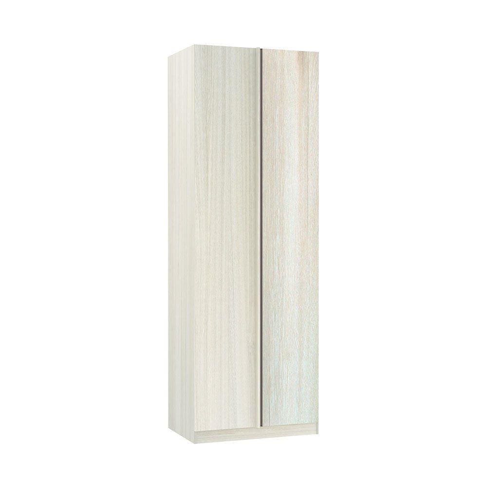 Guarda-Roupa Solteiro Luciane Canto Reto Direito e Esquerdo Prime Plus 1 Porta 80 cm