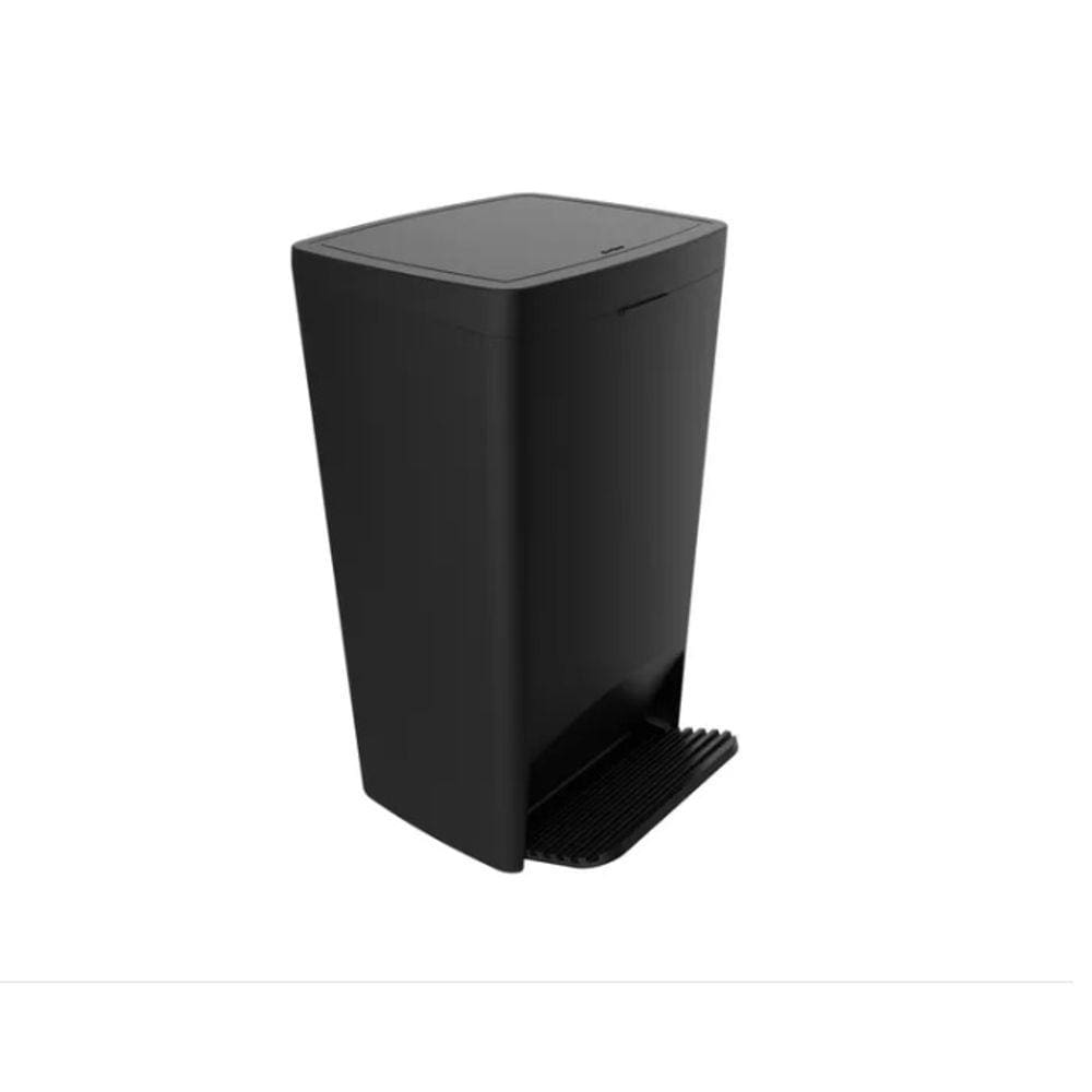 Lixeira Smart Com Pedal 25L Preta Crippa