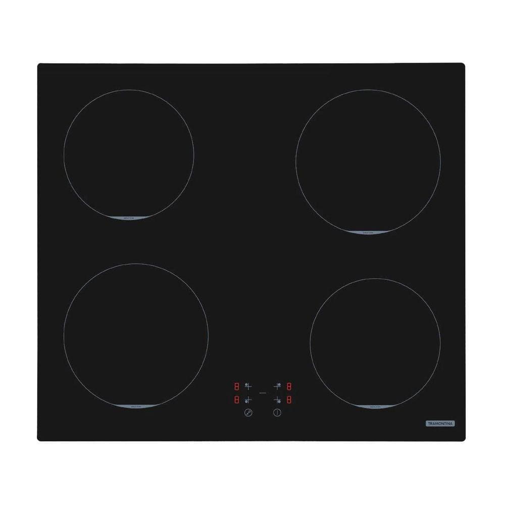 Fogão Elétrico Cooktop De Indução 4 Bocas - Preto - 220V