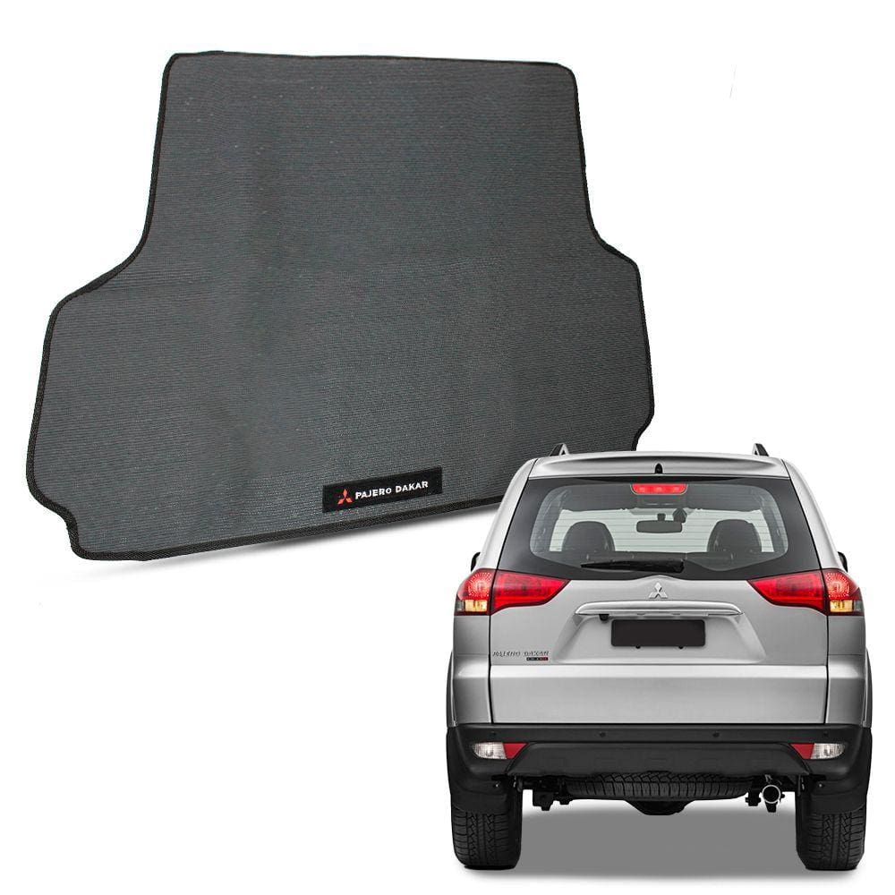 Tapete Porta Malas Pajero Dakar 2011 2012 2013 2014 2015 2016 Borracha Bordado Automotivo