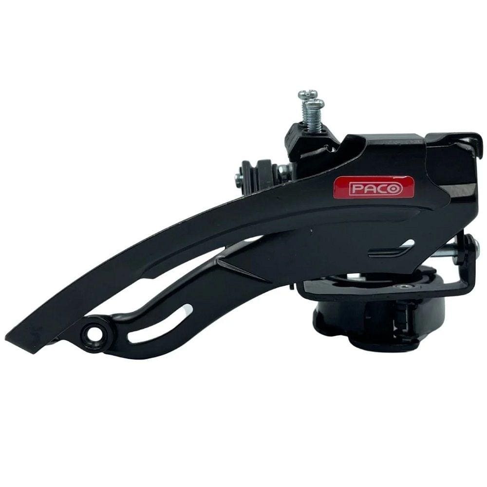 Câmbio Dianteiro Paco 28/31.8mm Dual Bicicleta Preto