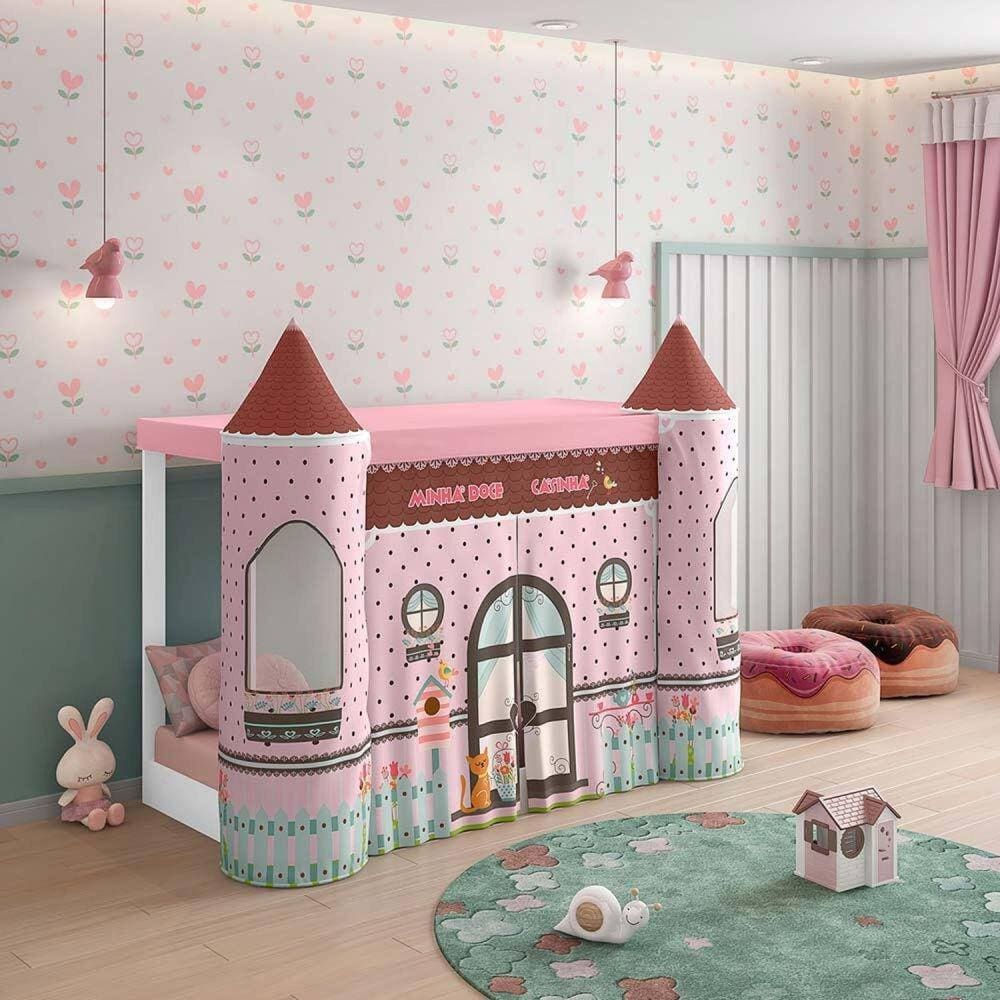 Mini Cama Infantil - Barbie