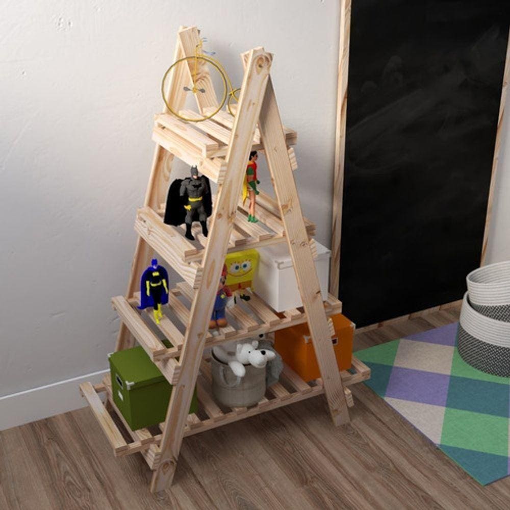 Suporte Expositor Piramide Portatil Treliça Leve