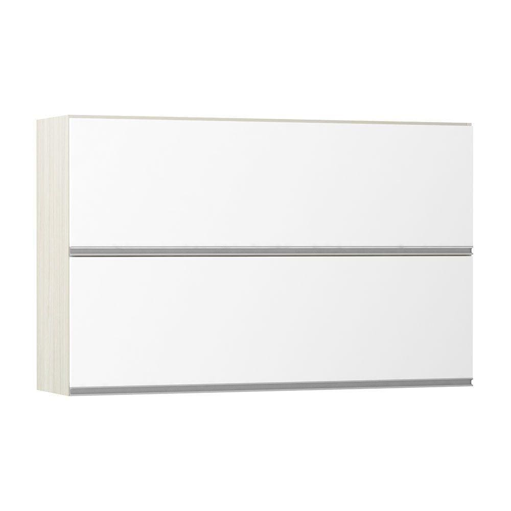 Armário Basculante Duplo Luciane 120cm 2 Portas Lis