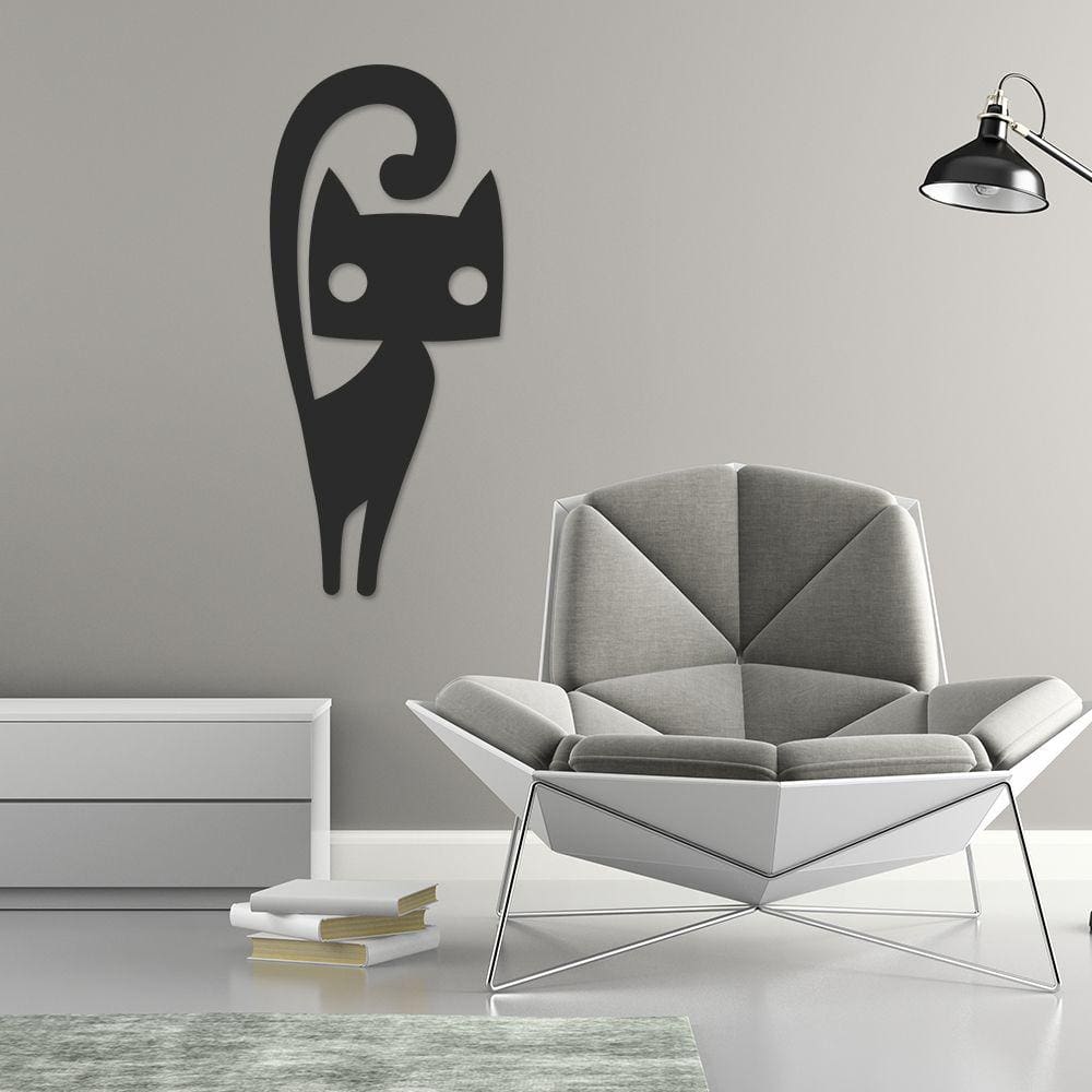 Placa Decorativa Gato