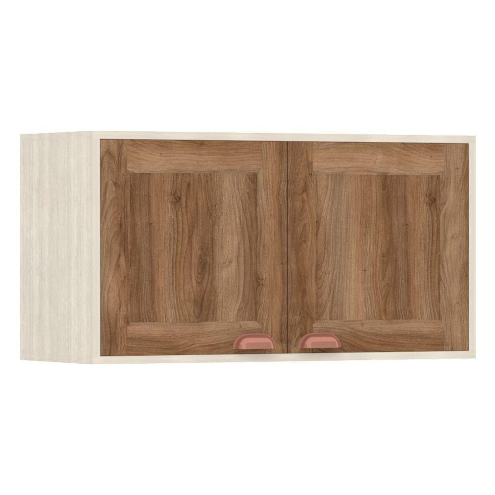 Armário Aéreo 80 Cm 2 Portas Sofia Pátina Ff C/Moscatto Ff