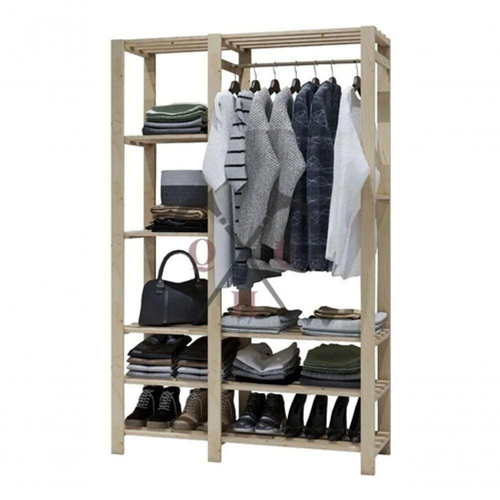 Guarda Roupa Aberto Para Lavanderia