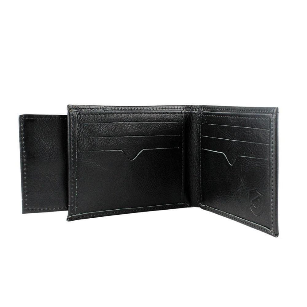 Carteira De Couro Masculina - Porta Cartão -Dinamic- Gshield