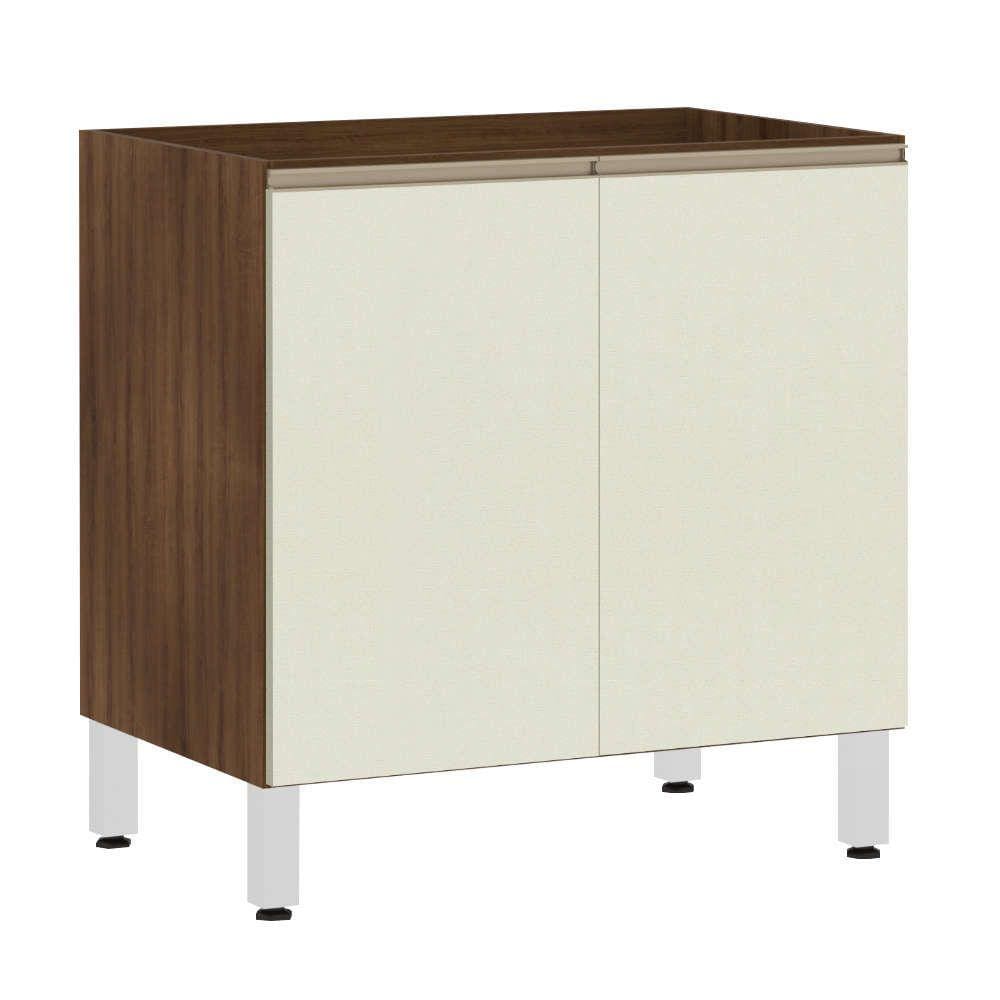 Balcão de Cozinha sem Tampo 80cm 2 Portas Jade Luciane Móveis