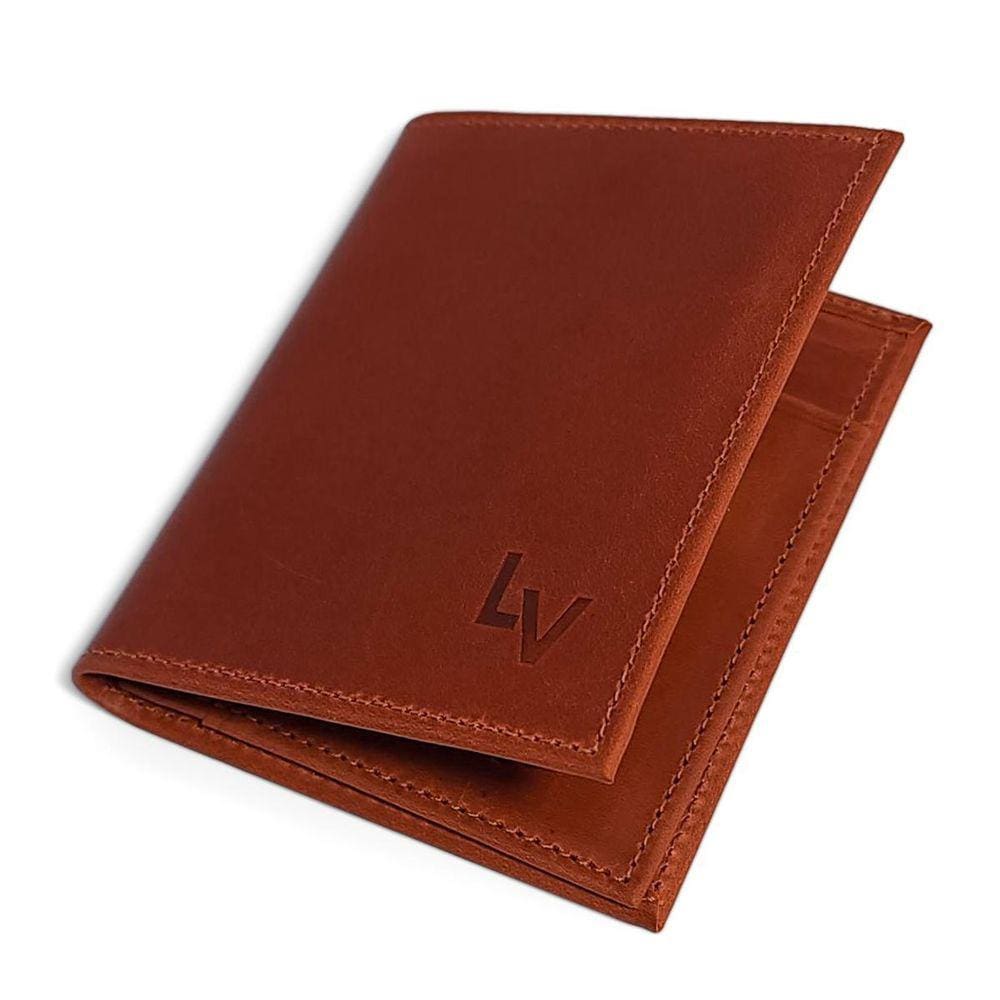 Mini Carteira De Couro Slim Masculina Porta Cartões Cnh