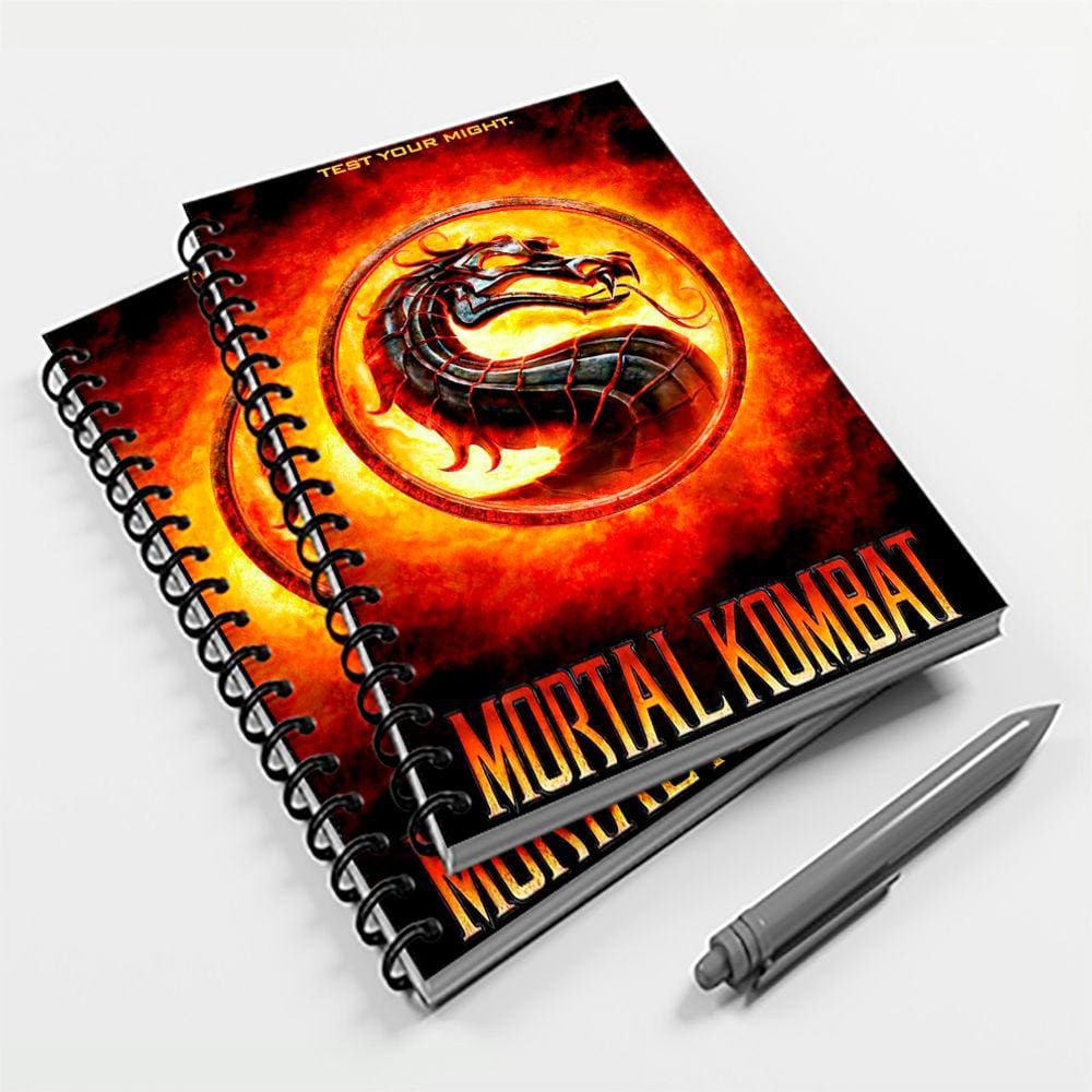 Caderno Universitário 96 Fls Jogo Motal Kombat