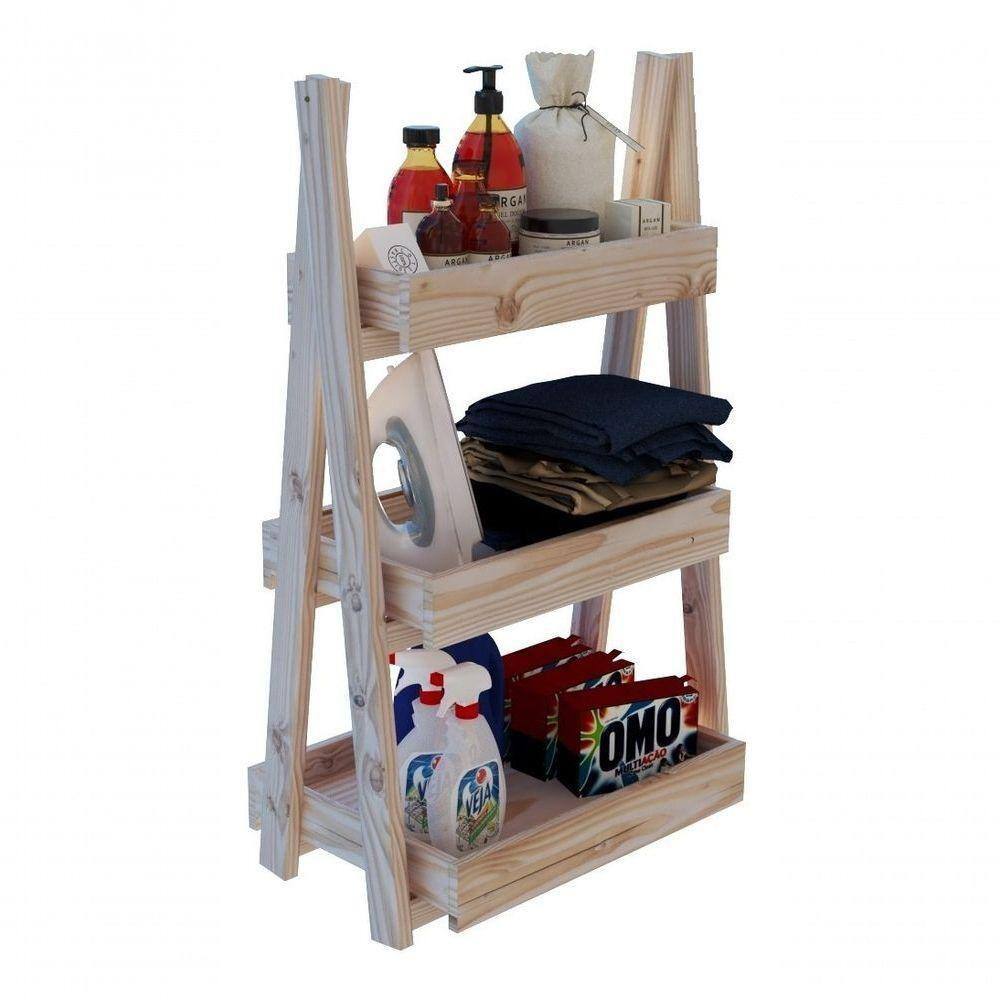 Suporte Para Secador Prateleira P Objetos Para Lavanderia