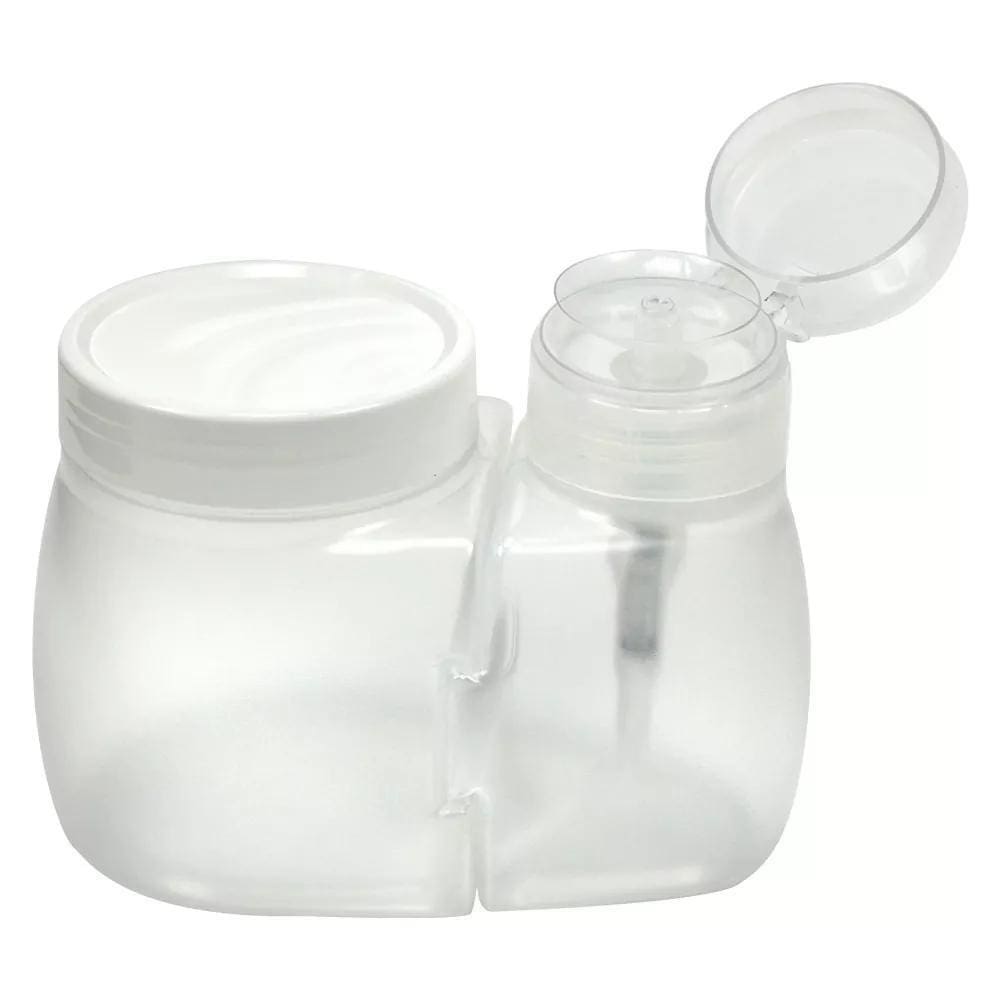 Kit Porta Algodão E Dosador Acetona Manicure - Santa Clara