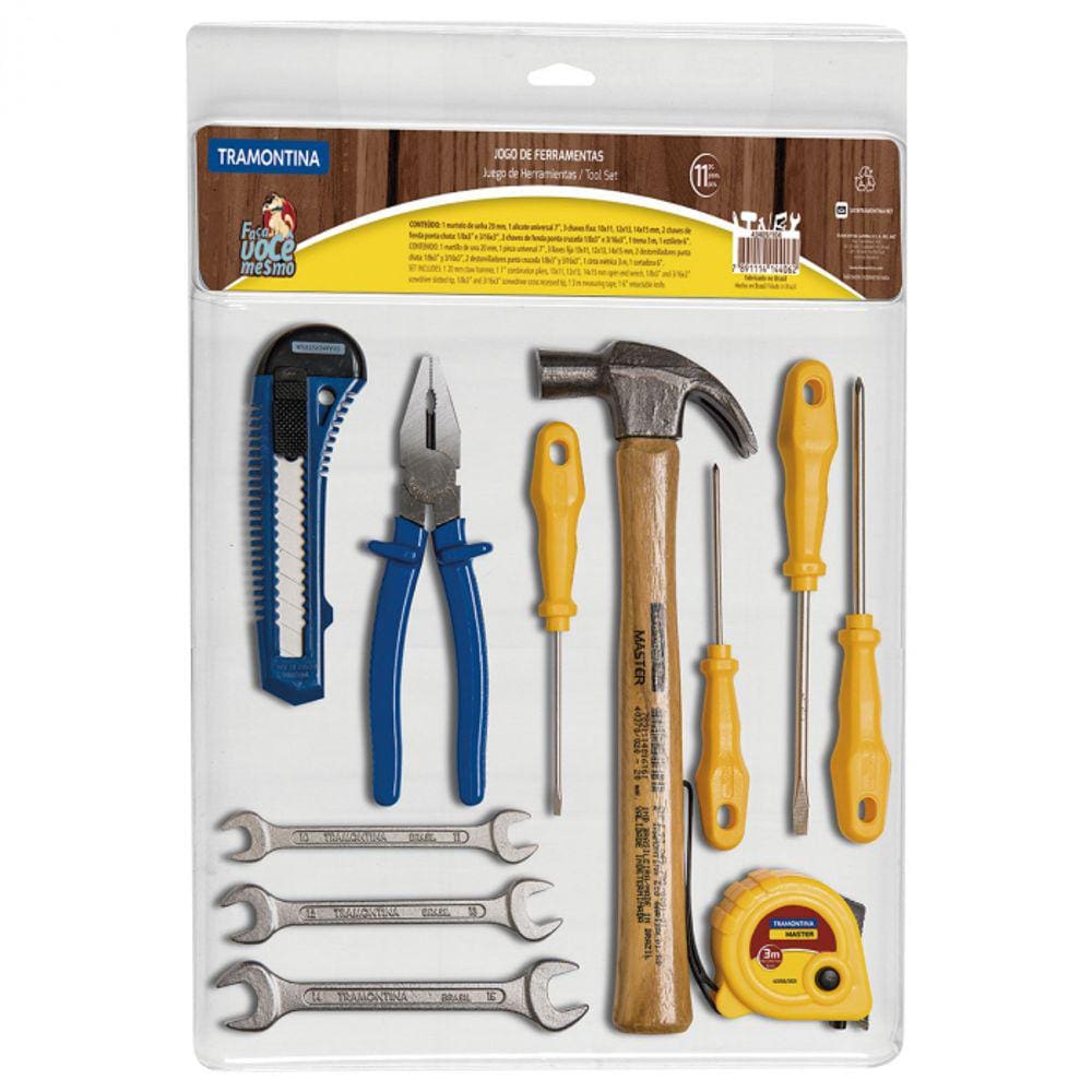 Kit de Ferramentas 11 Peças - Tramontina