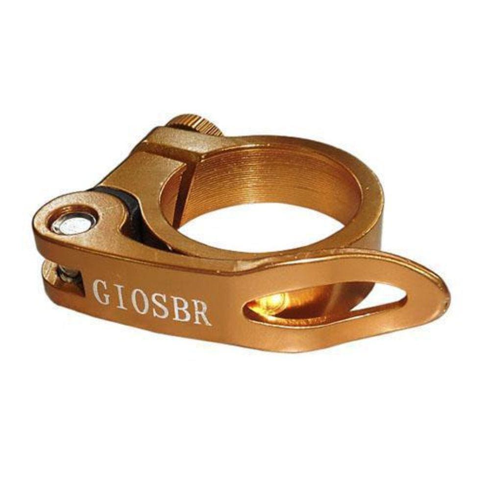 Abraçadeira Selim Gios Alumínio 31.8 Blocagem Dourado