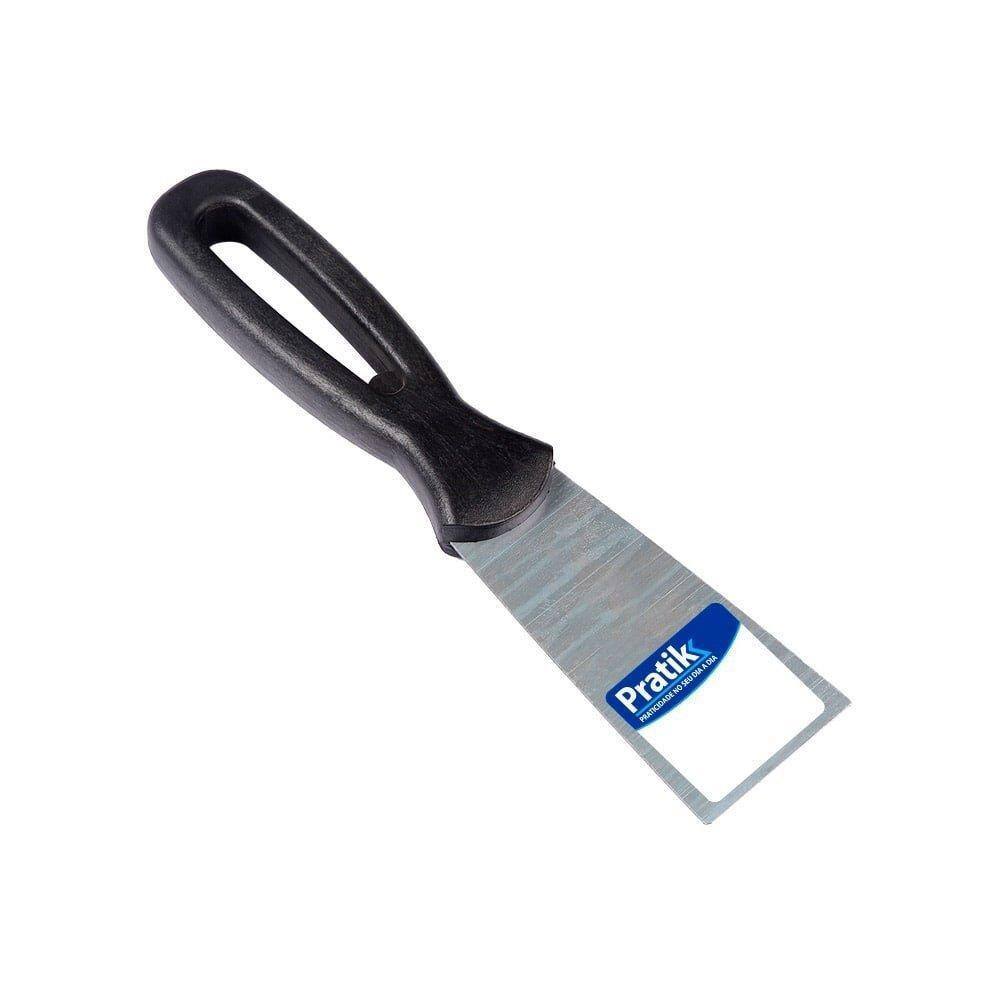 Espátula Pratik Aço Temperado Cabo de Plástico 4cm - Embalagem com 12 Unidades