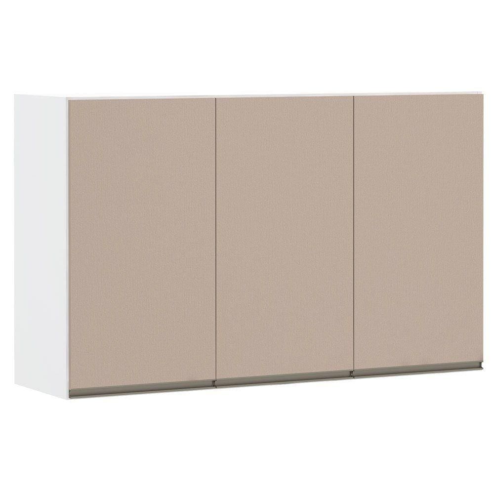 Armário Perola 120 cm 3 Portas Luciane