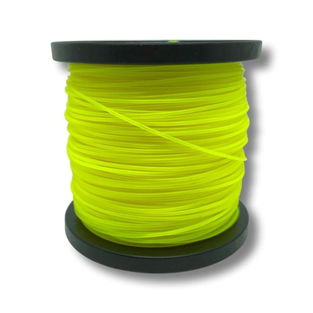 Fio de Nylon Aparador de Grama Redondo 1.8mm Rolo 0,453kg Amarelo