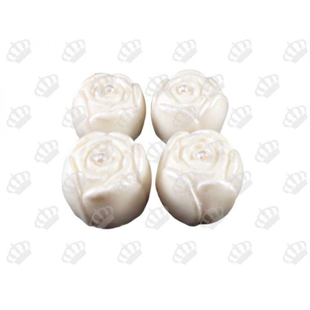 Forma de Silicone Botão de Rosa 4Cav. Ib-740 / S-548