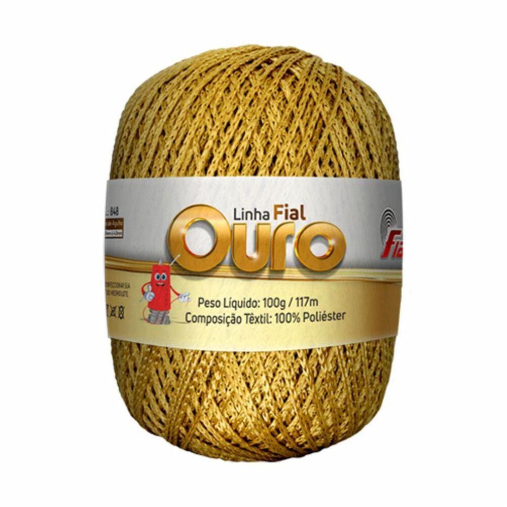 Linha Fial Ouro 100G Cor Dourado - Fial
