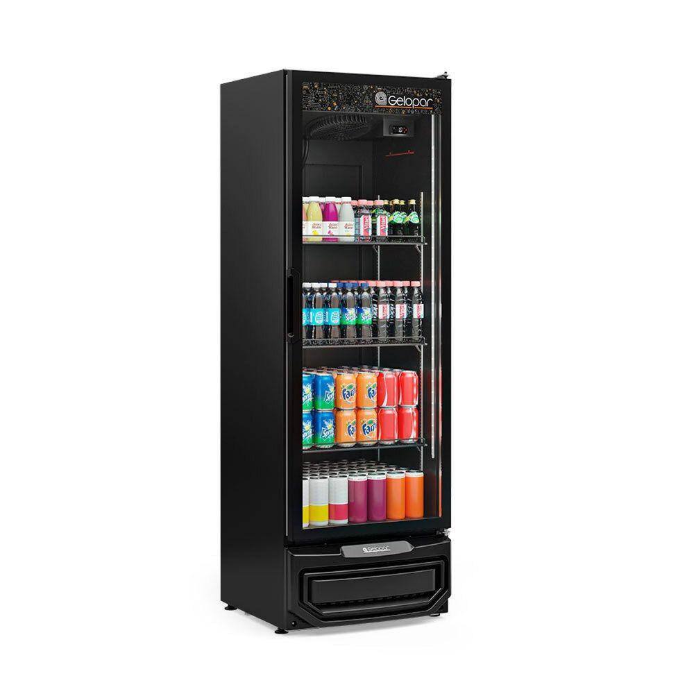 Refrigerador Vertical 127V Grv-45 ECO PR Gelopar Preto