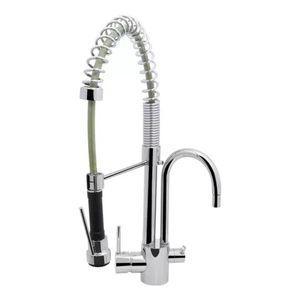 Torneira Monocomando Gourmet Cromada Cozinha Com Filtro 62cm