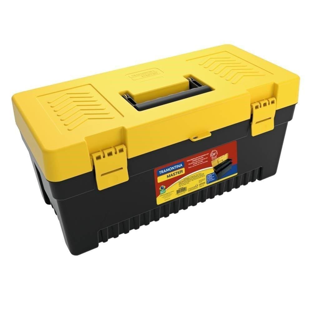 Caixa para Ferramentas Tramontina 20P Plástica Preto/Amarelo
