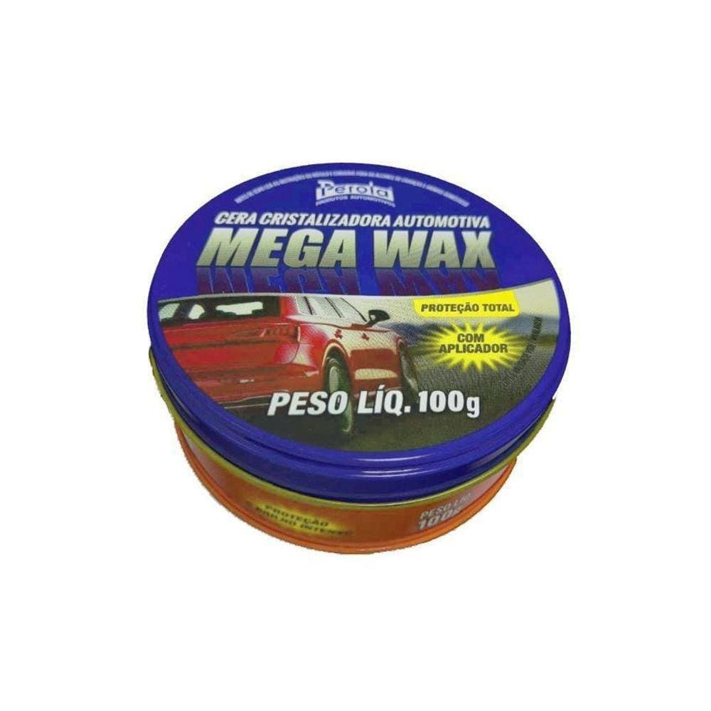 Cera Cristalizadora Mega Wax 100g - Perola