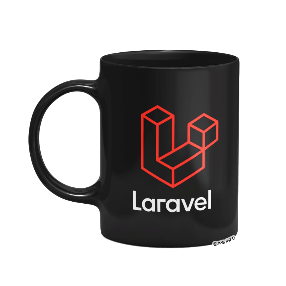 Caneca Dev - Laravel - Preta