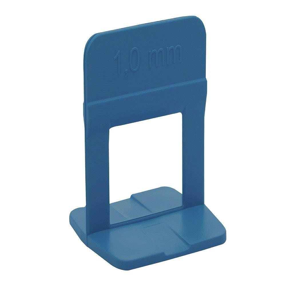 Espaçador/Nivelador Cortag para Revestimento Slim Eco Azul 1mm - Embalagem com 100 Unidades