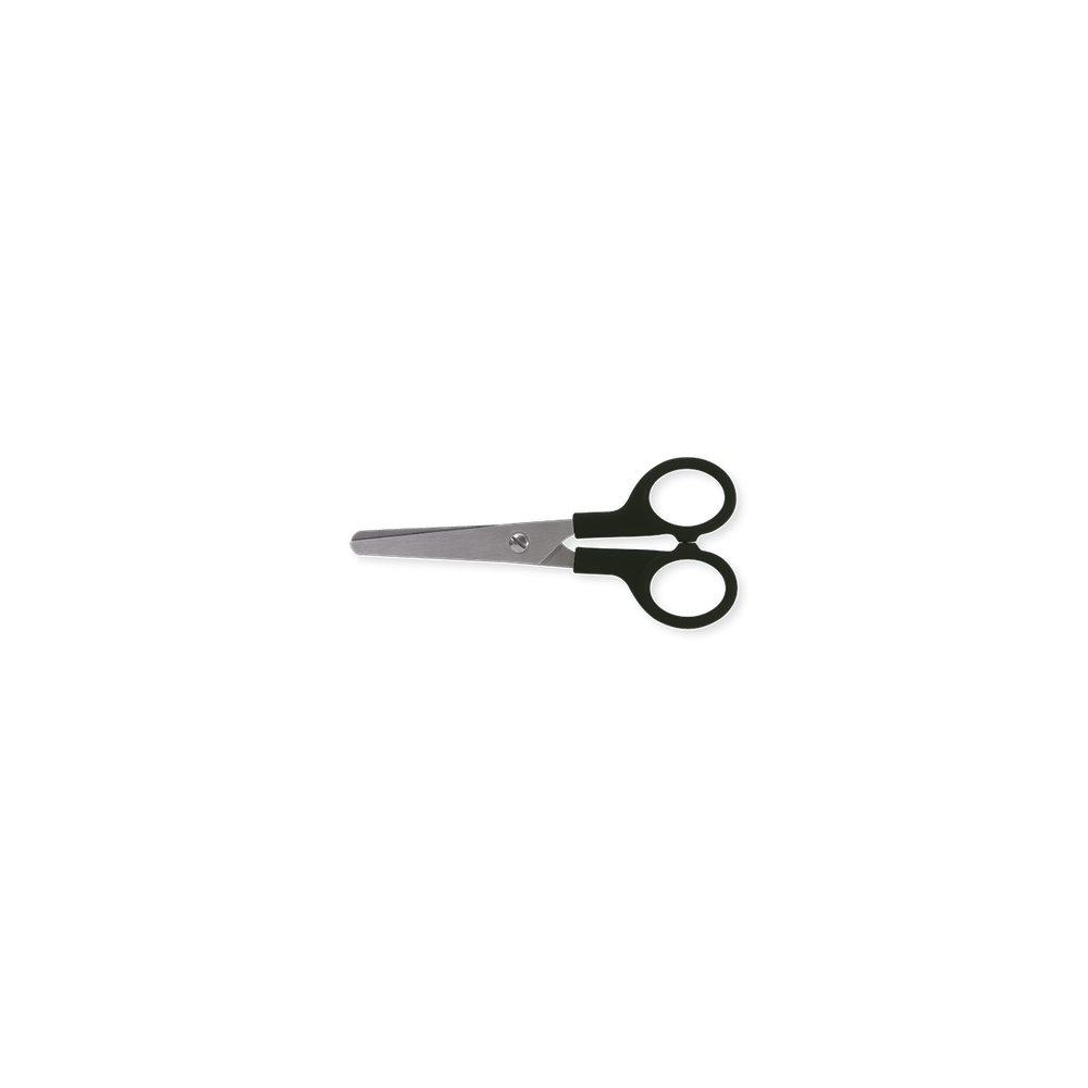 Tesoura Escolar Brinox 4 1/2\" 11,5 cm Preto